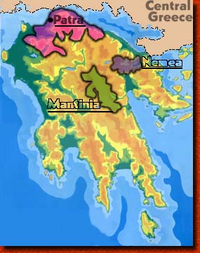 Wine Making Regions - PELOPONNESE -